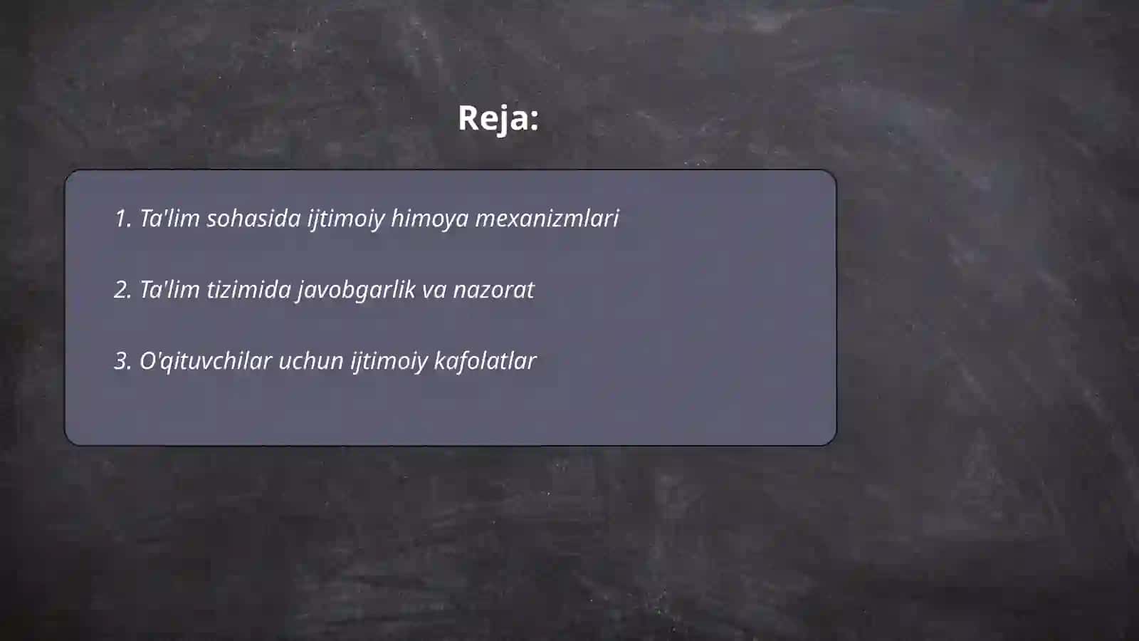 Ta'lim Ijtimoiy Himoya va Javobgarlik Masalalari 2