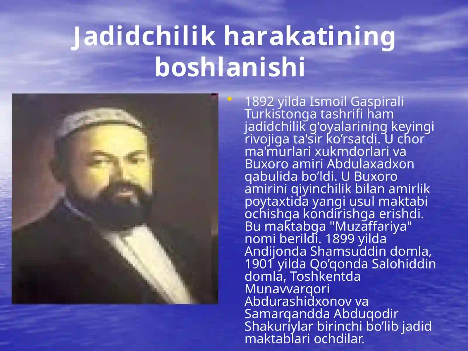 Jadidlar harakati 2
