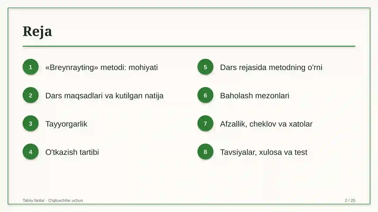 tabiiy fanlar darslarida breynrayting metodidan foydalanish 4196 2