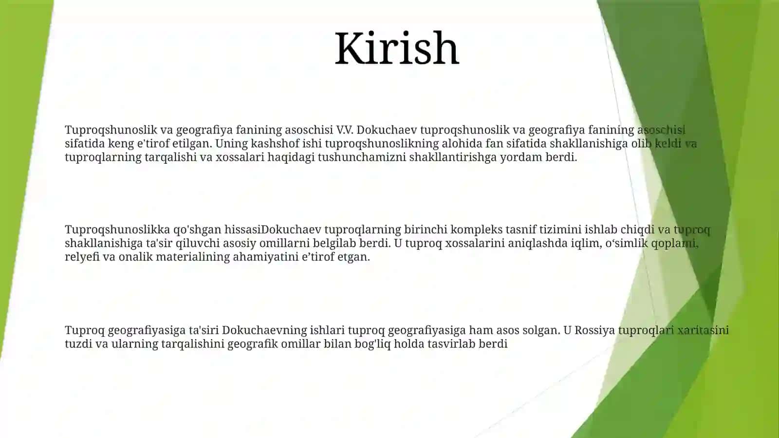 V.V.Dokchayev-Tuproqshunoslik Va TuproqlarGeografiyasiningAsoschisi 2
