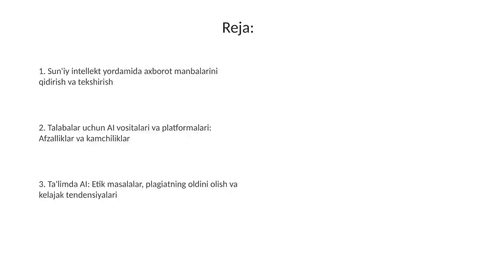Sun’iy intellekt talabalarga axborot manbalarini topish va tekshirishga yordam berishi 2