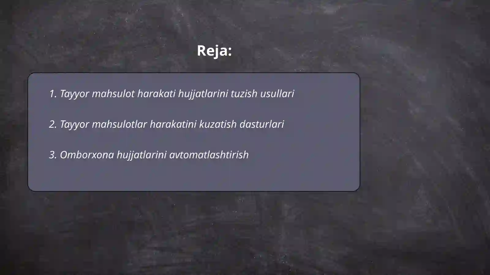 Tayyor mahsulot harakati hujjatlarini tuzish usullari 2