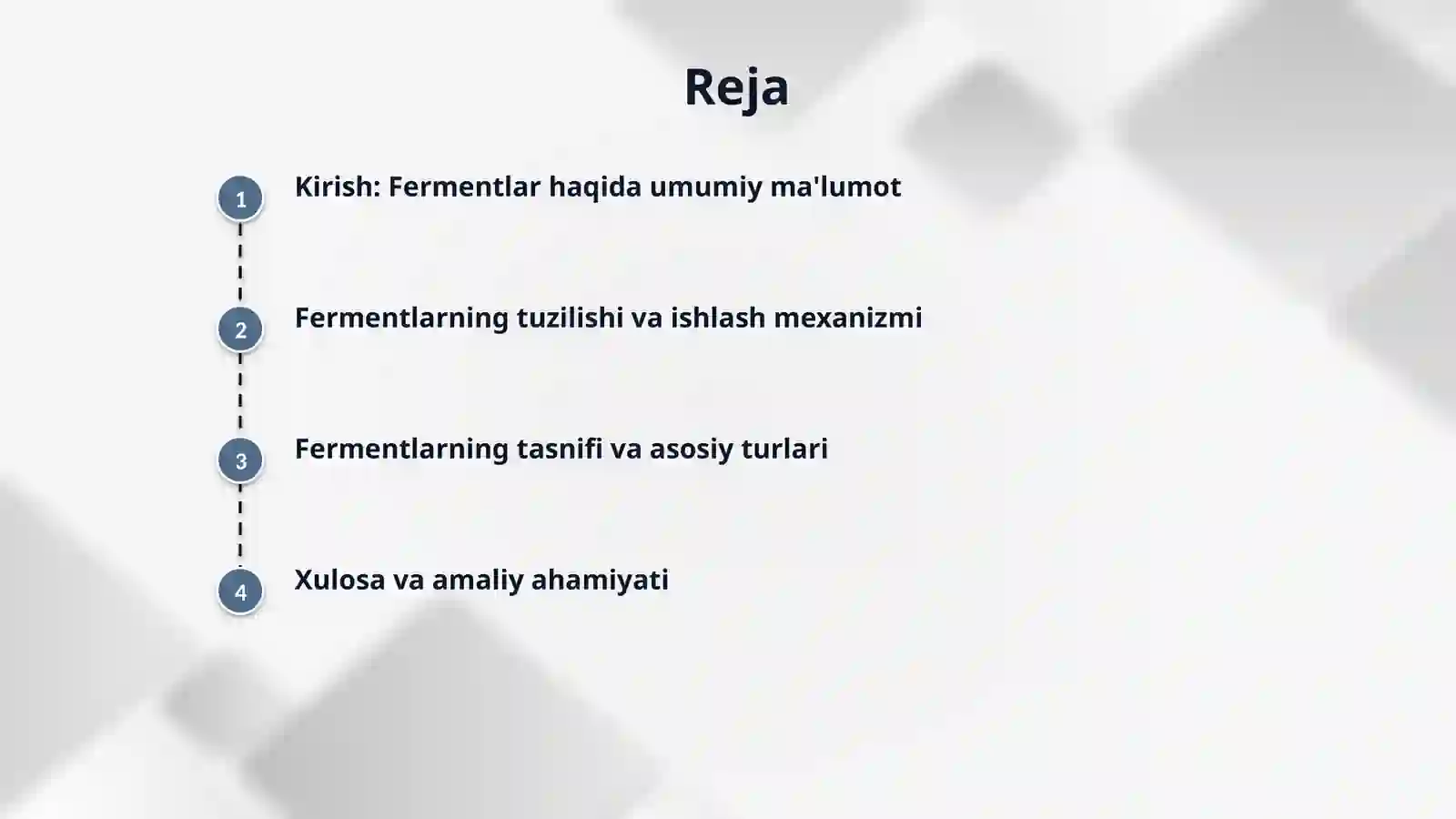 Fermentlar va ularning turlari. 2