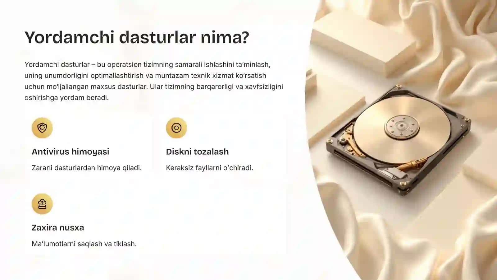 Yordamchi dasturlar va utilitlar 2
