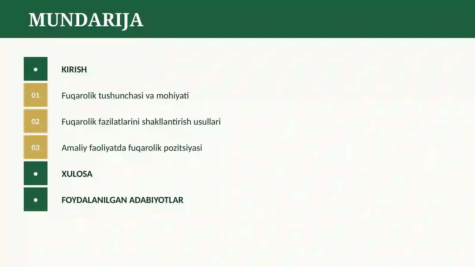 O’QUVCHILARDA FUQAROLIK TARBIYASI 2