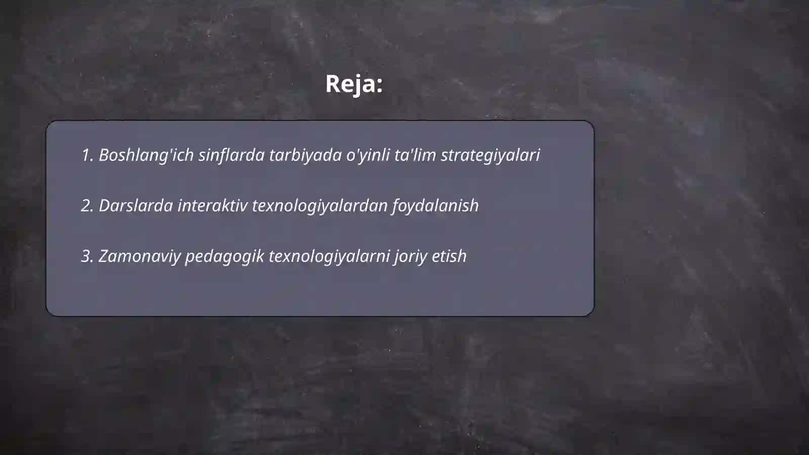 Boshlang'ich sinflarda tarbiya fanini o'qitishda innovatsion yondashuv 2