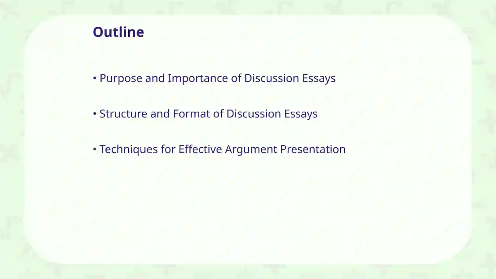 Discussion essay 2