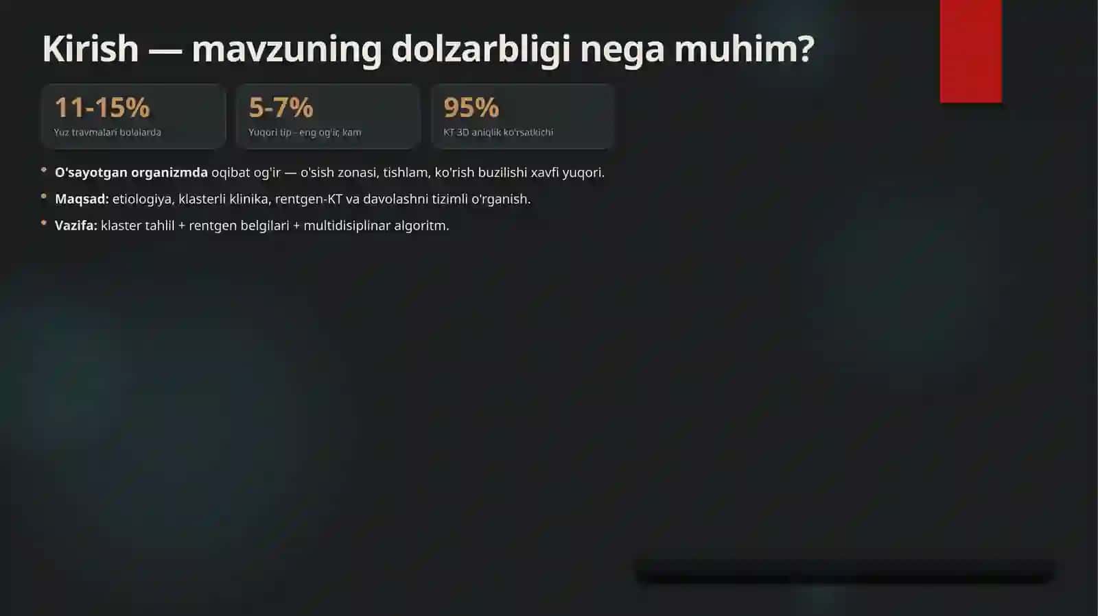 Bolalarda yuqori jag'ning yuqori tipsinishi 2