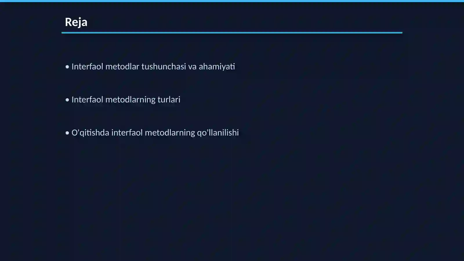 O'qitishda interfaol metodlar 2
