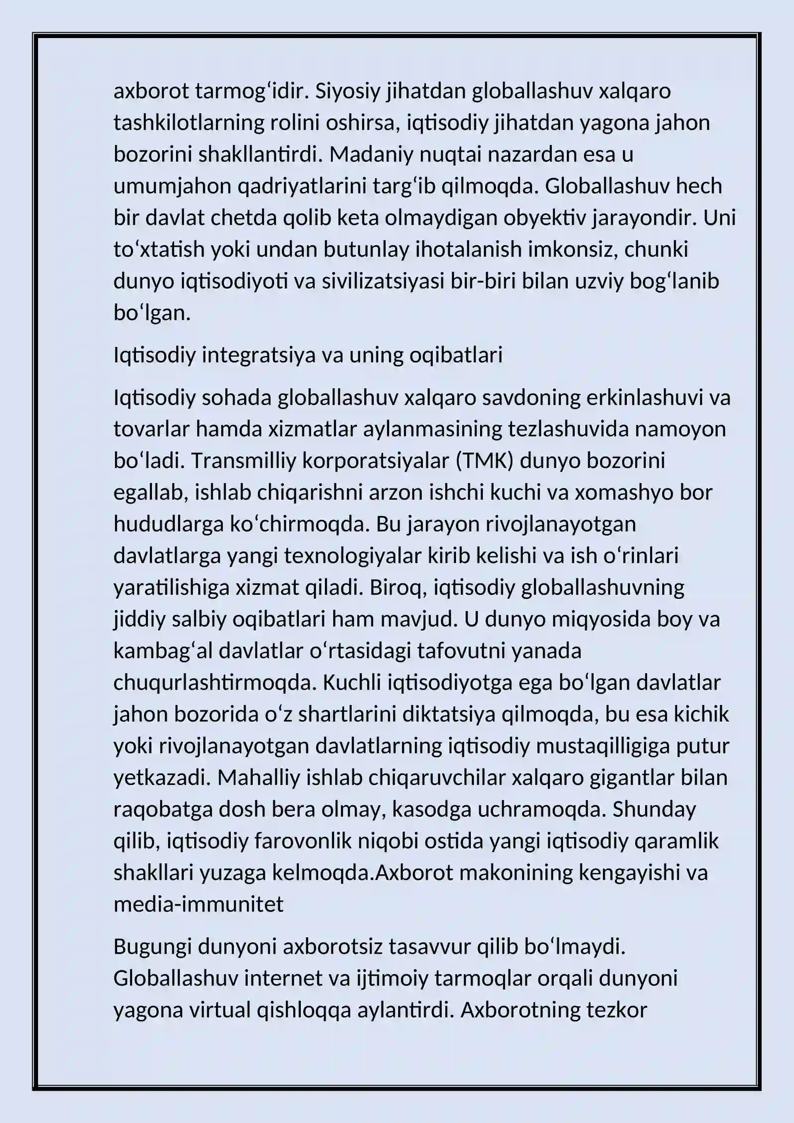 globallashuv obyekti 2