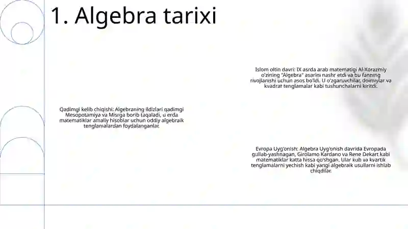 Algebra 2