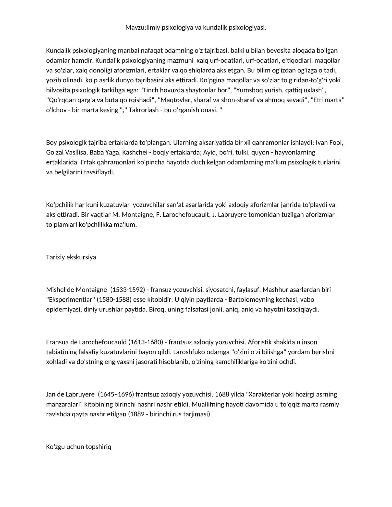 Ilmiy psixologiya va kundalik psixologiyasi 2