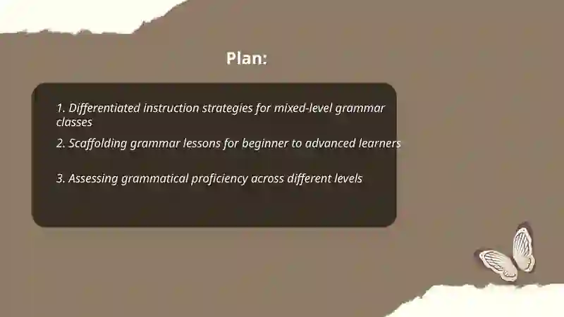 Teaching Grammar to Different Level Students 2