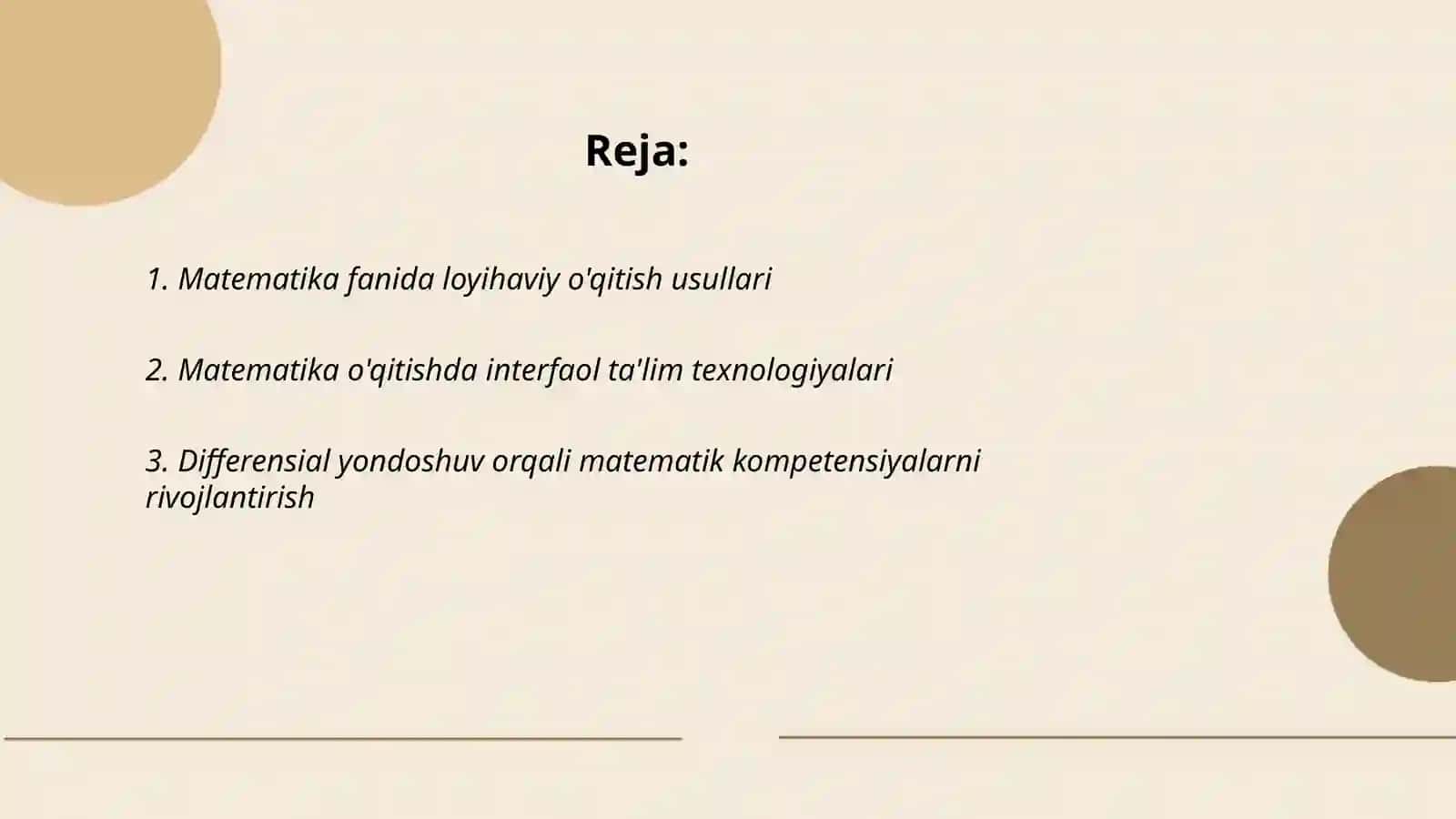 Matematika fani orqali o'quvchilarda tayanch kompetensiyalarni rivojlantirish bo'yicha tavsiyalar 2