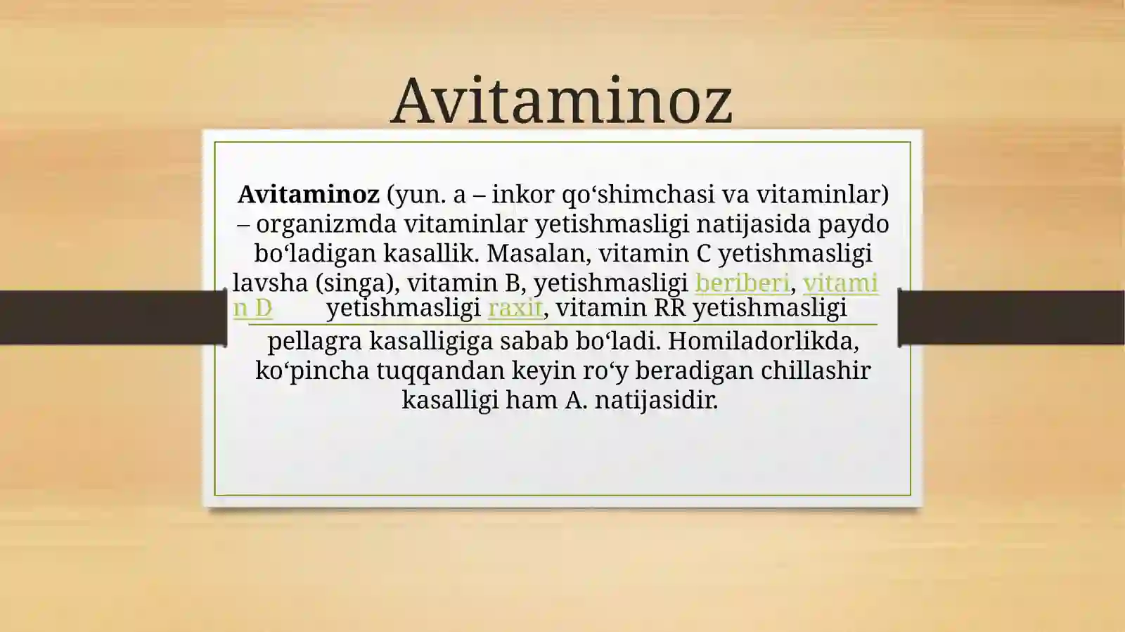 Avitaminoz 2