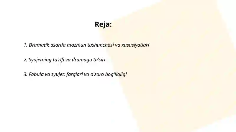 Dramatik asarda mazmun, syujet, fabula 2
