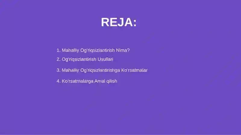 Mahalliy ogʻriqsizlantirish. Mahalliy ogʻriqsizlantirishga koʻrsatma va qarshi koʻrsatmalar 2