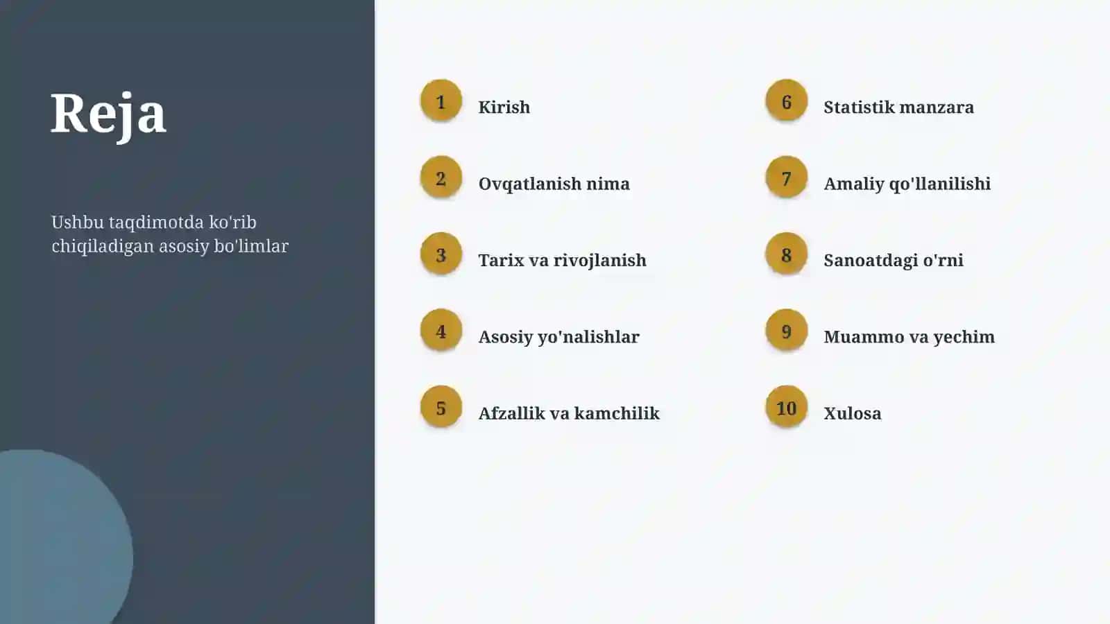 Ovqatlanish Asoslari va Tushunchasi 2