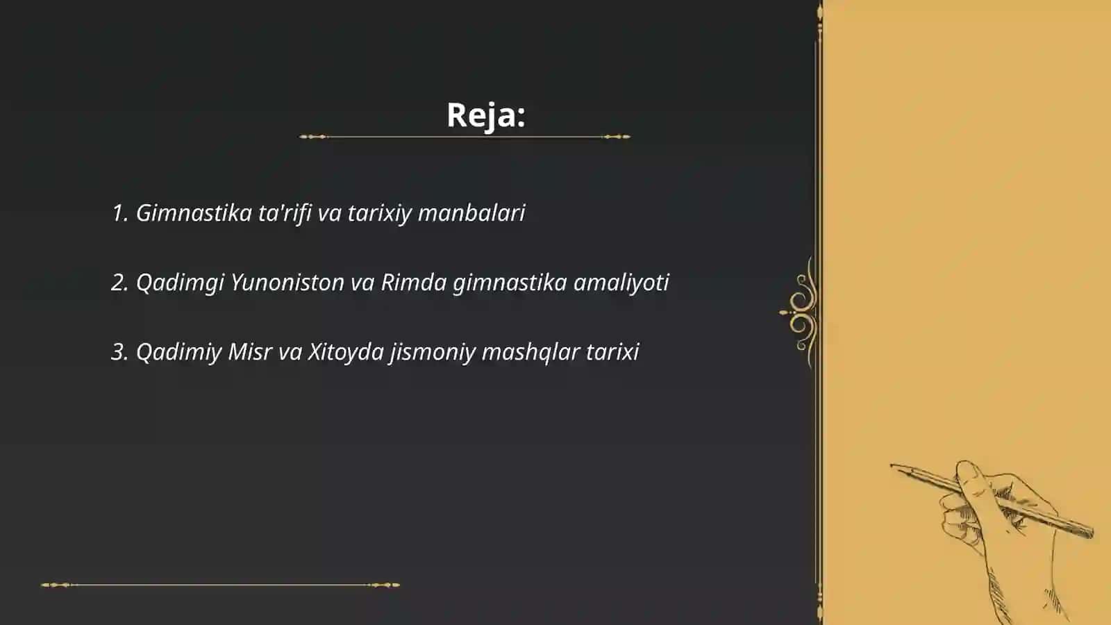 Gimnastika tarixi va rivojlanish bosqichlari 2