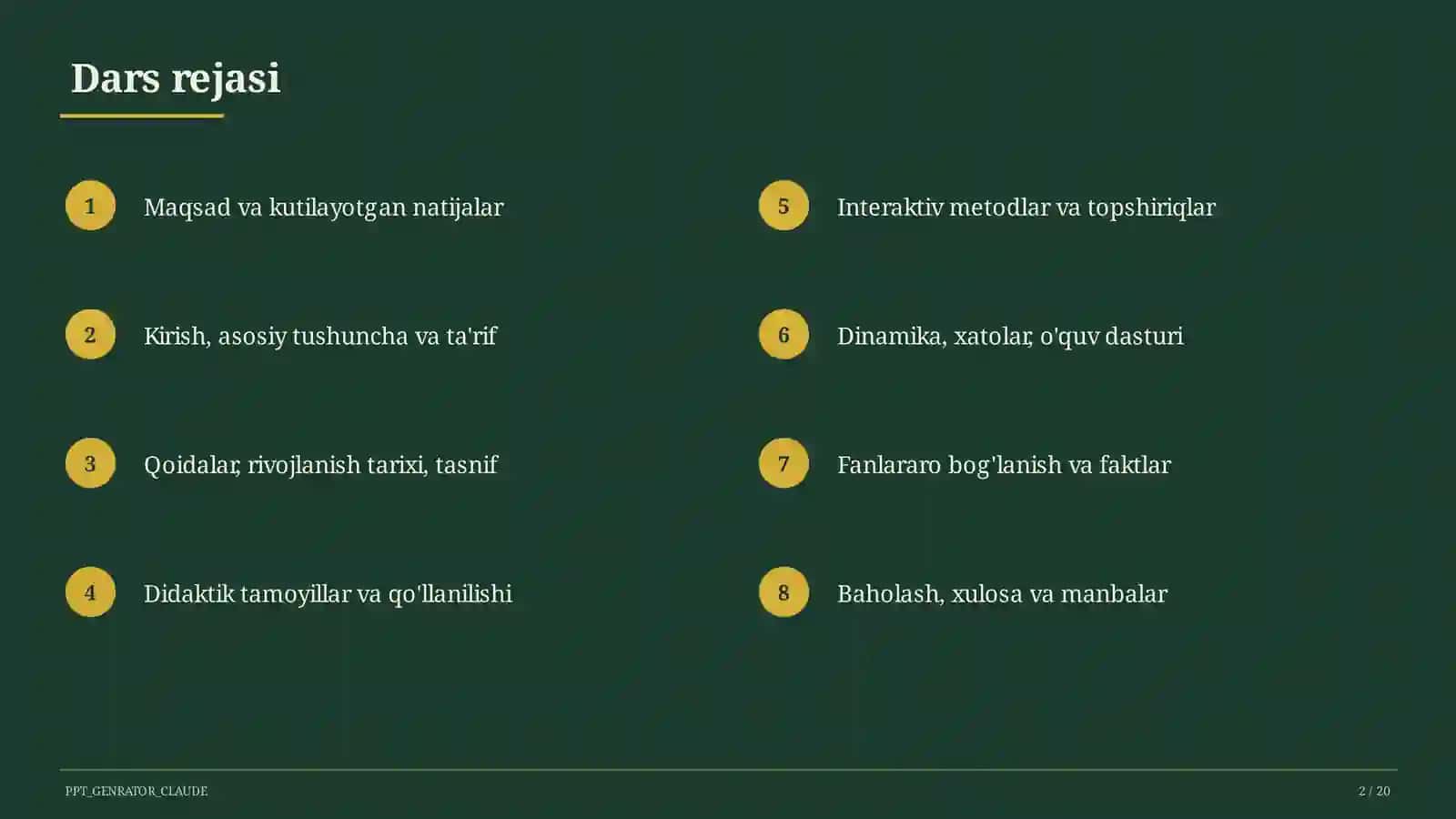 Countable and uncountable nouns (5-sinf) 2