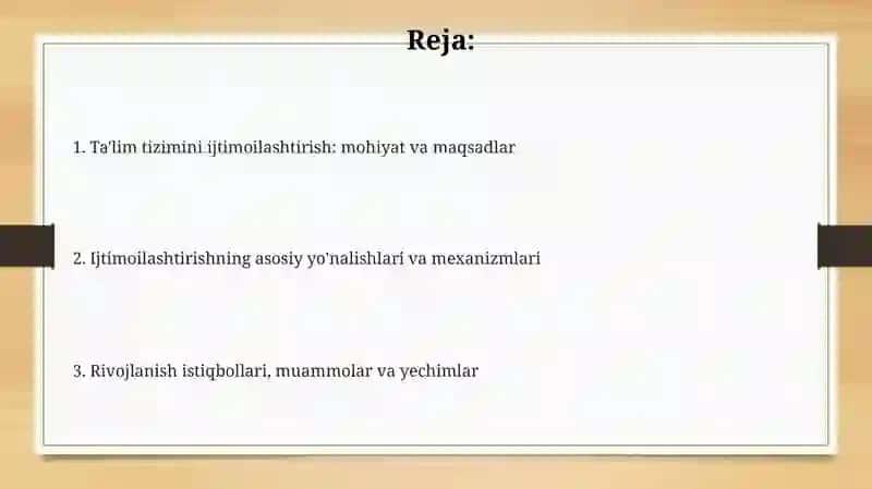 Ta'lim tizimini ijtimoilashtirish 2