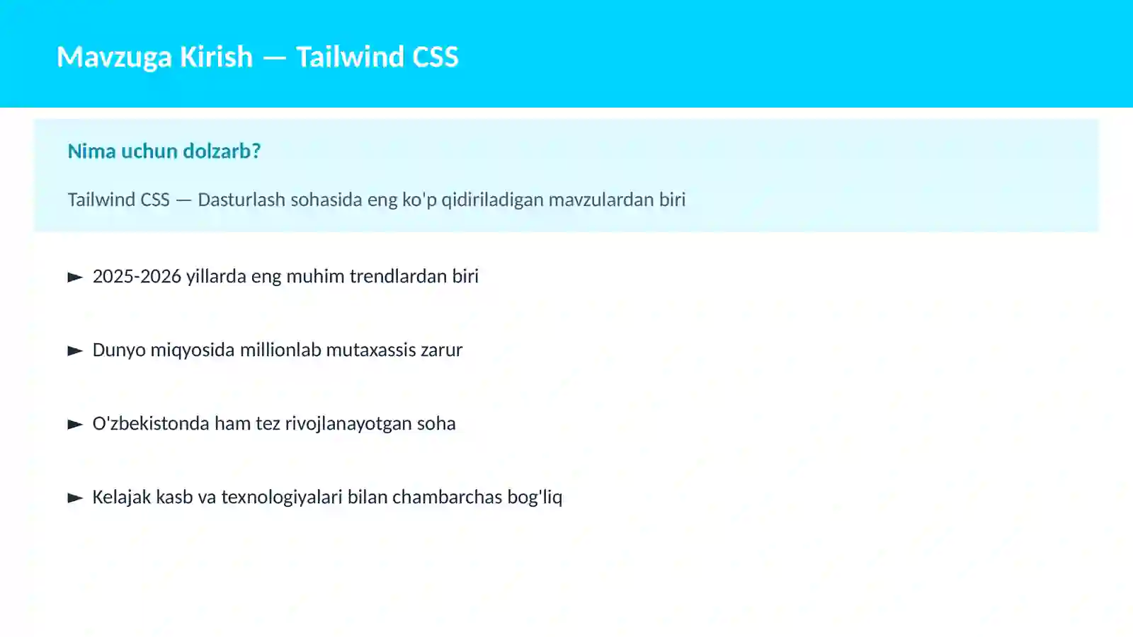 Tailwind CSS 2