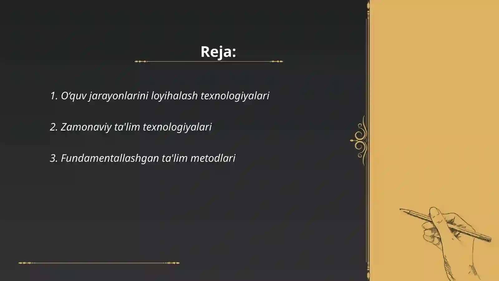 O‘qitishni texnologiyalashtirishd metod va vositalar 2
