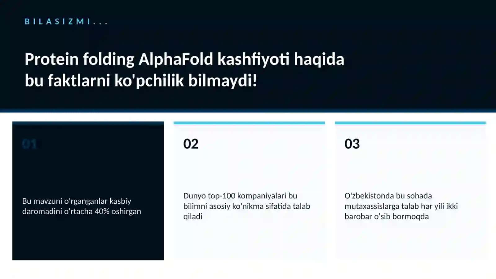 Protein folding AlphaFold kashfiyoti 2