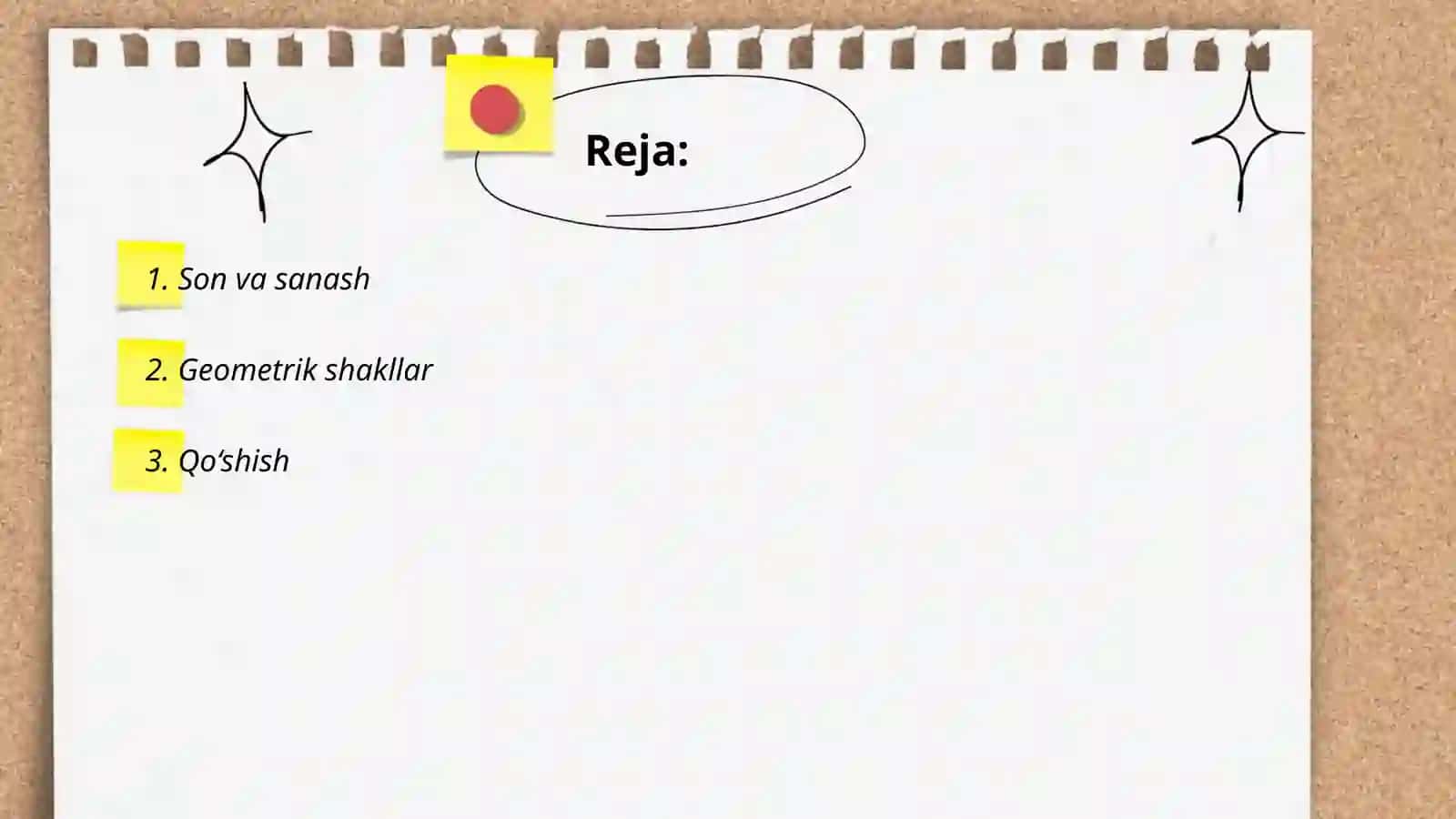 1-sinf matematika darslarida 2