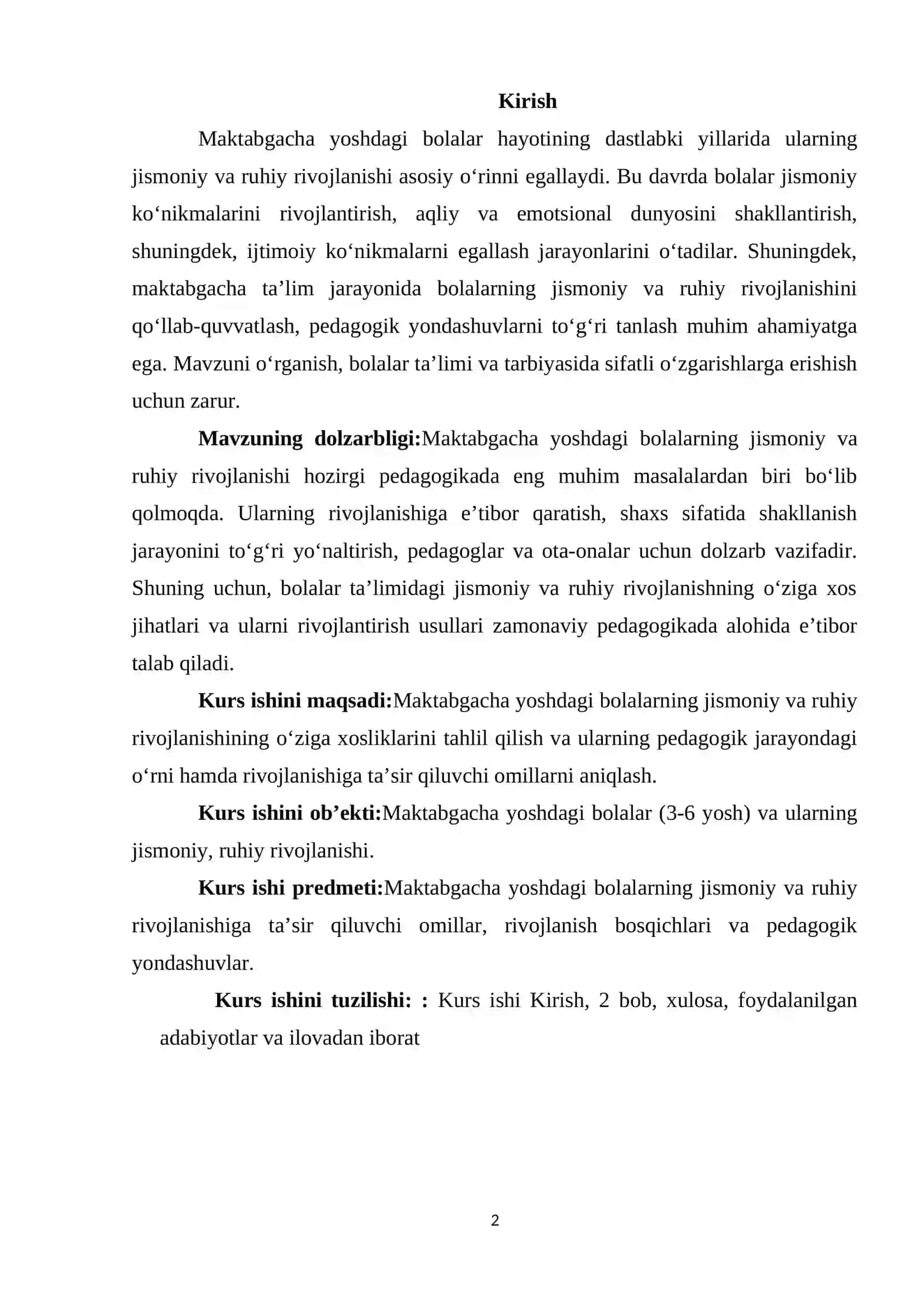 Maktabgacha yoshdagi bolalarning jismoniy va ruhiy rivojlanishining o'ziga xosligi 2