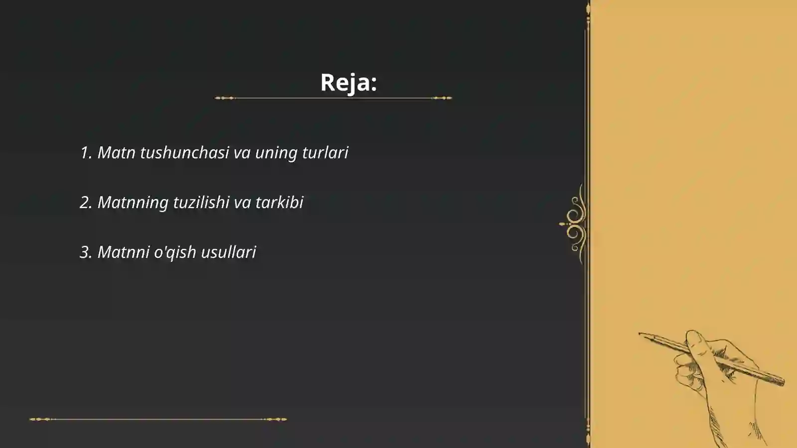 Matn Turlari 2