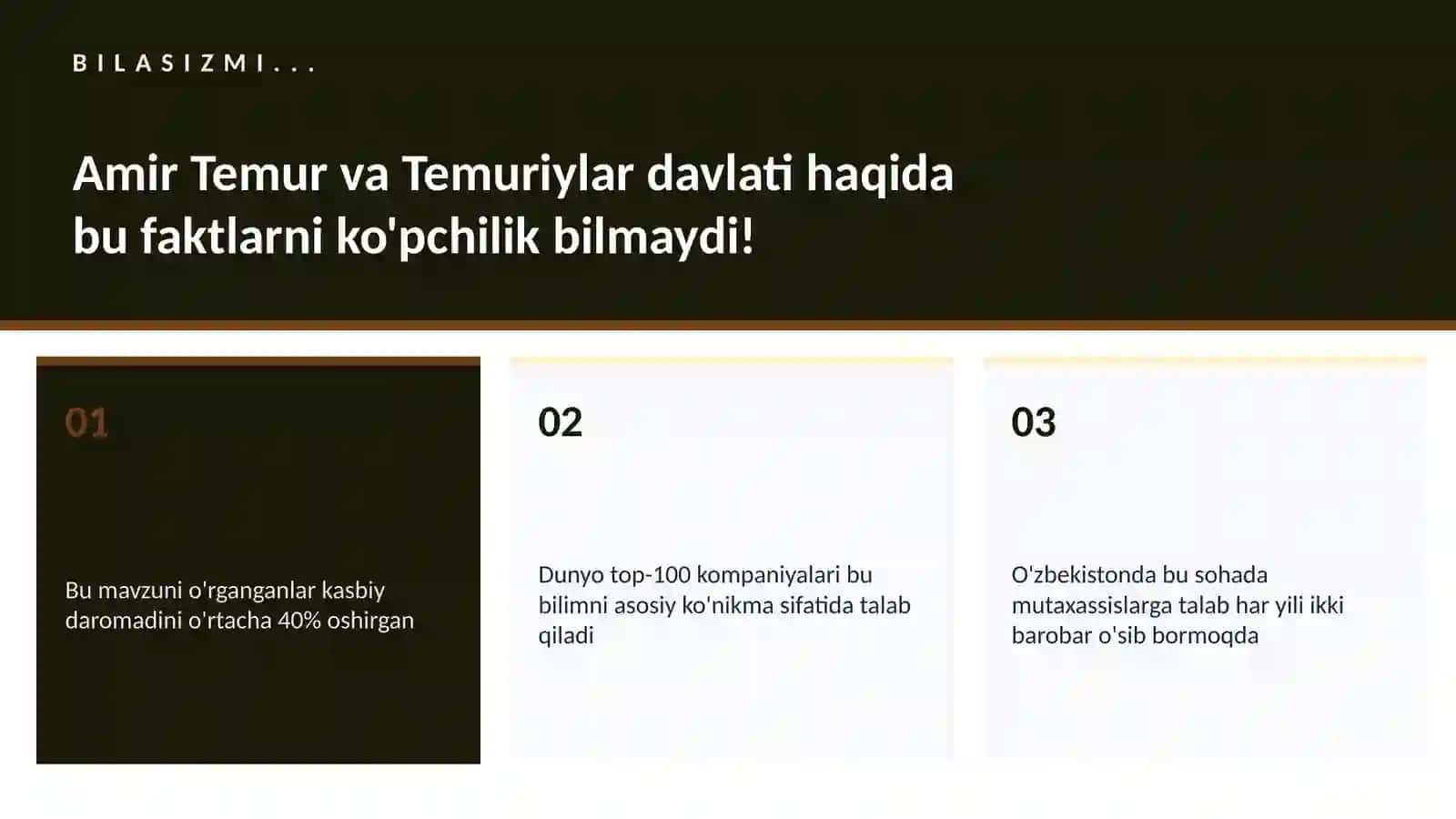 Amir Temur va Temuriylar davlati 2