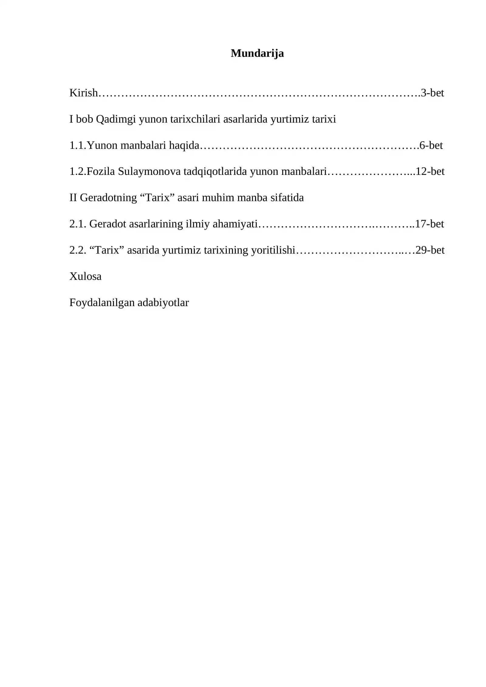 Geradotning “Tarix” asaridagi tarixiy geografik malumotlarning ahamiyati 2