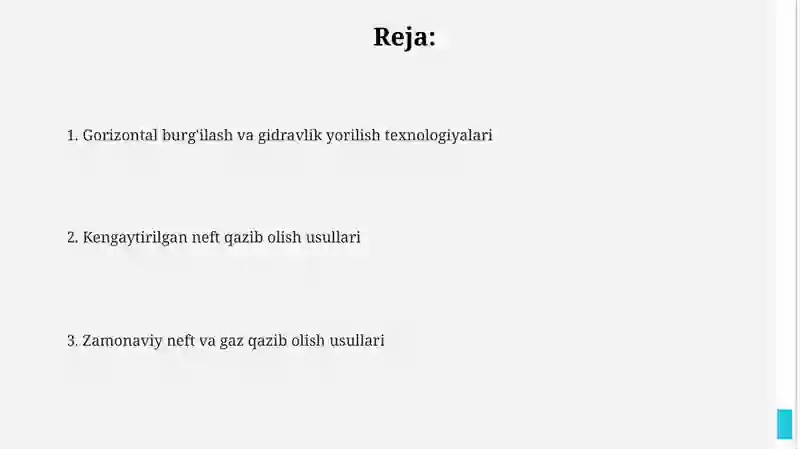Neft va gazni haydashni zamonaviy sanoat qurilmalari usullari 2