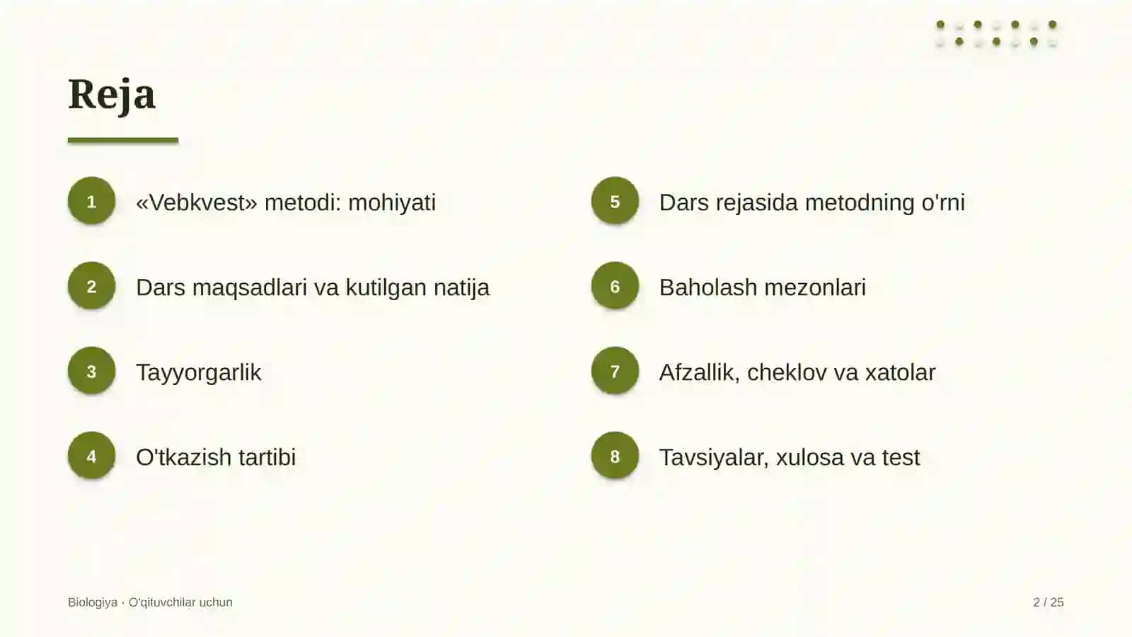 biologiya darslarida vebkvest metodidan foydalanish 2557 2