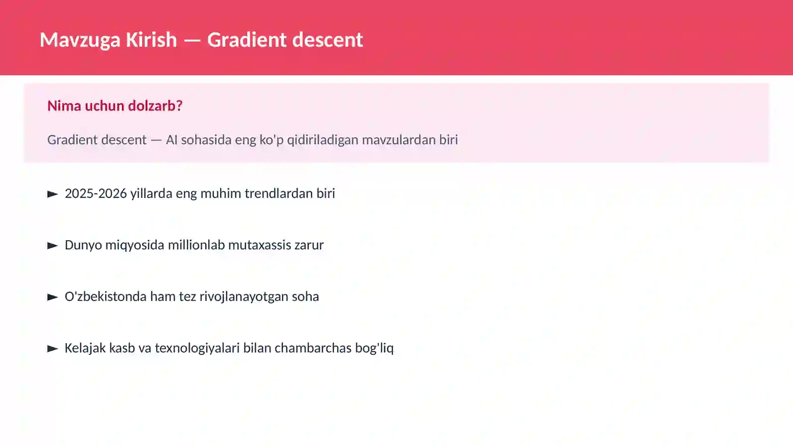 Gradient descent 2