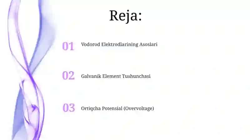 Vodorod Elektrodlarining Asoslari 2