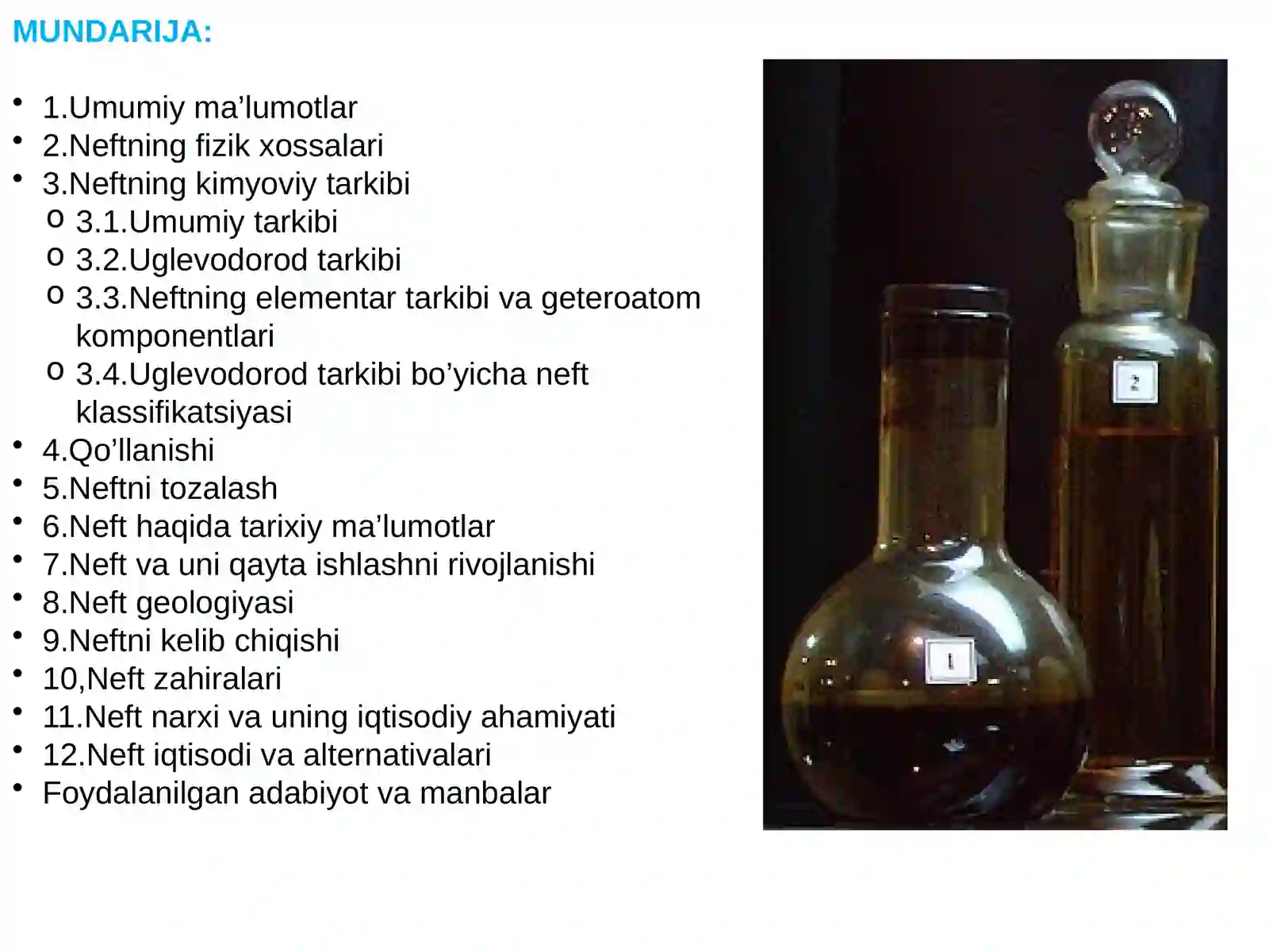 NEFT VA UNI QAYTA ISHLASH KORXONALARI 2