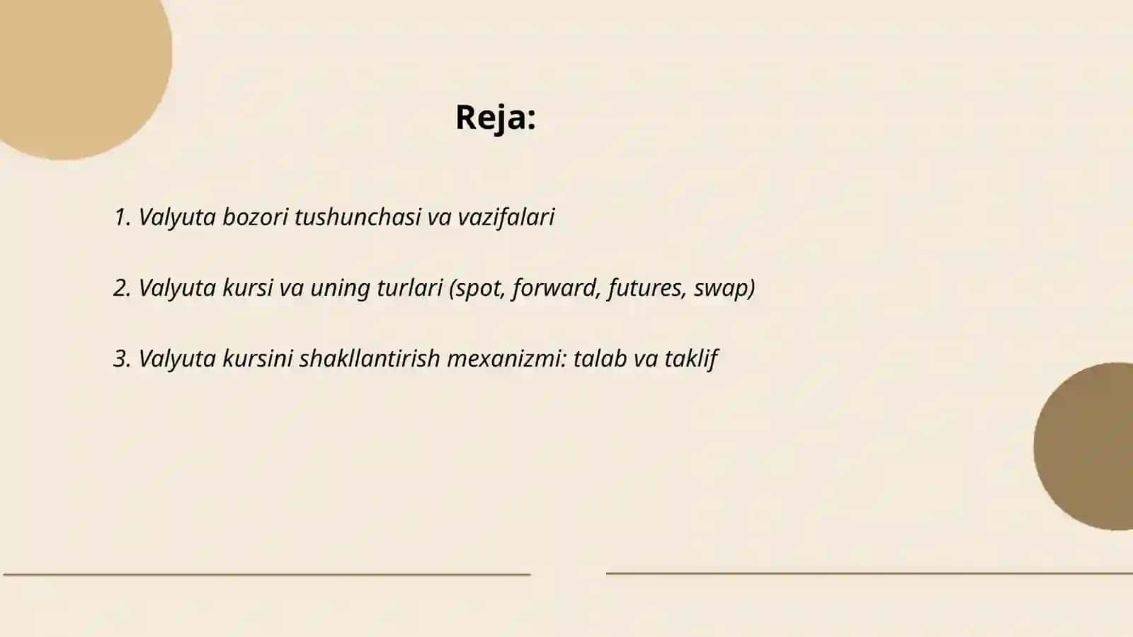 Valyuta bozori va uning ishlash mexanizmi 2
