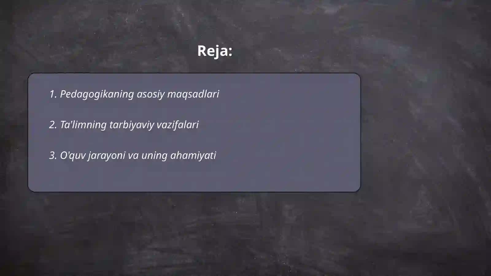 Pedagogika fanining maqsadi va vazifasi 2