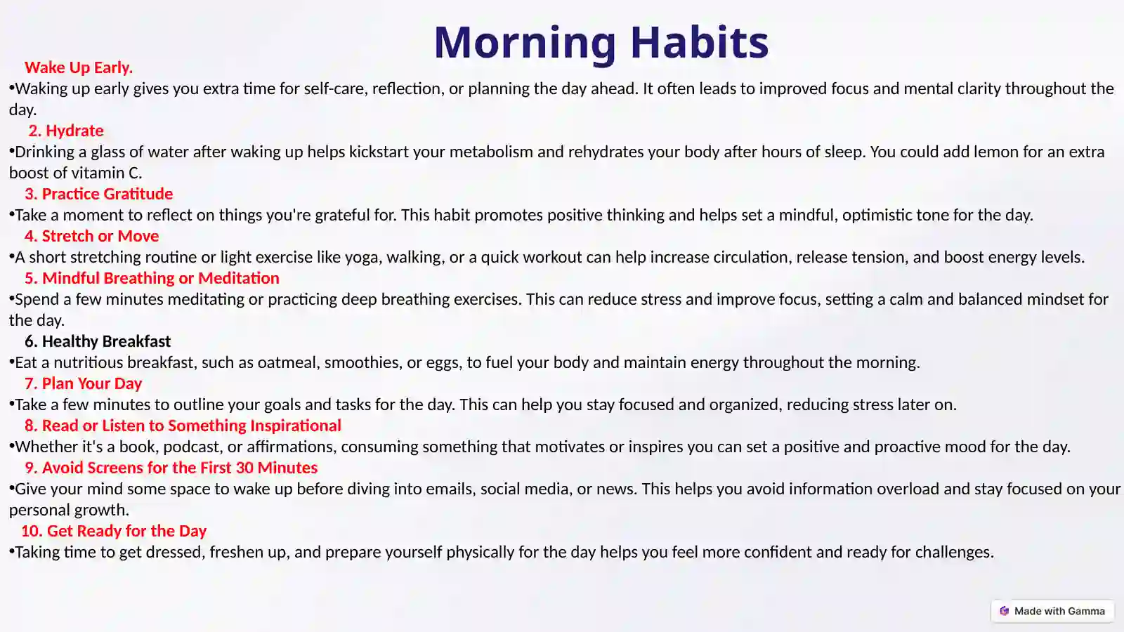 My Daily Routine 2