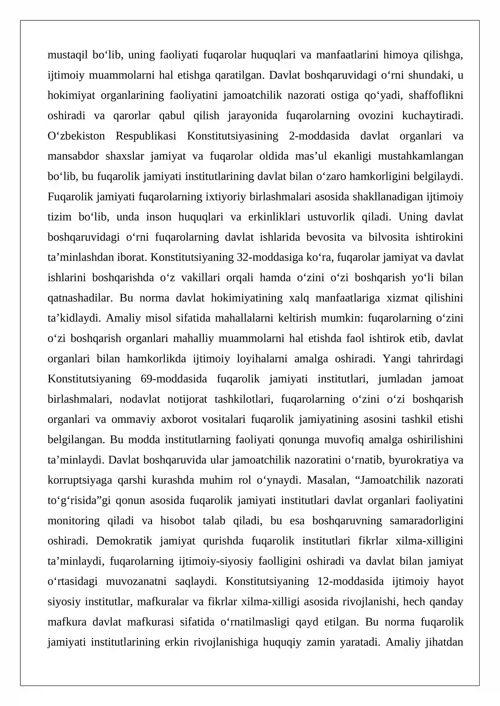 Fuqarolik jamiyati institutlari 2