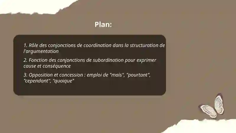 Les conjonctions de coordination et de subordination 2