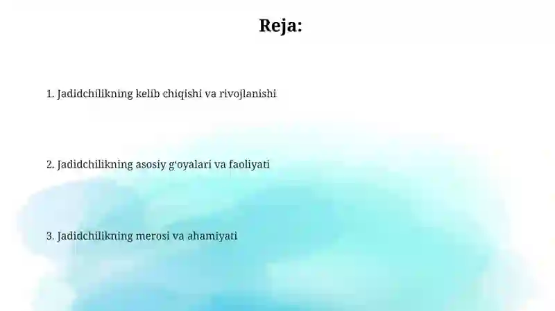 Jadidlar haqida malumot 2