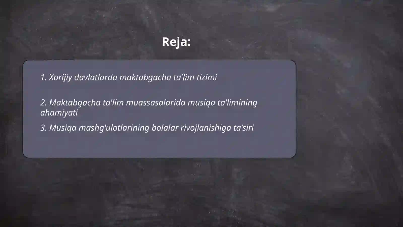 Xorijiy davlatlari maktabgacha ta’lim muassalarida va u yerda olib borilayotgan musiqa mashg’ulotlari 2
