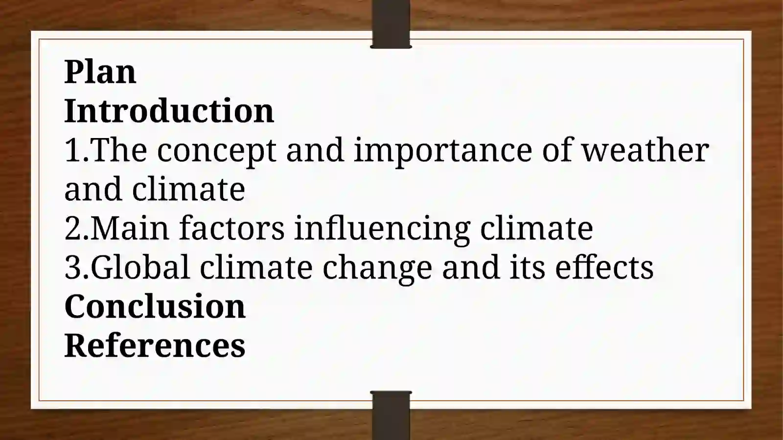 Weather and Climate 2