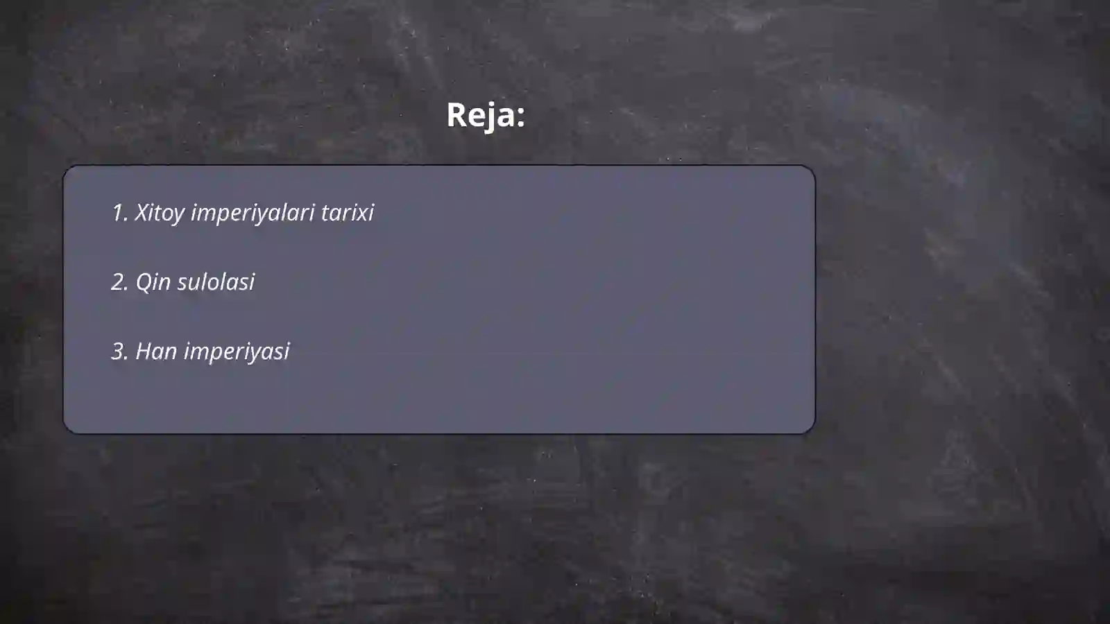 Xitoy imperiyalari 2