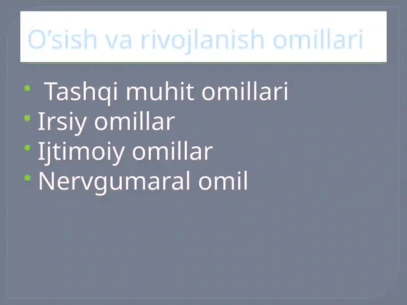 Bolalaro’sishvarivojlanishiningbuzilishlari 2