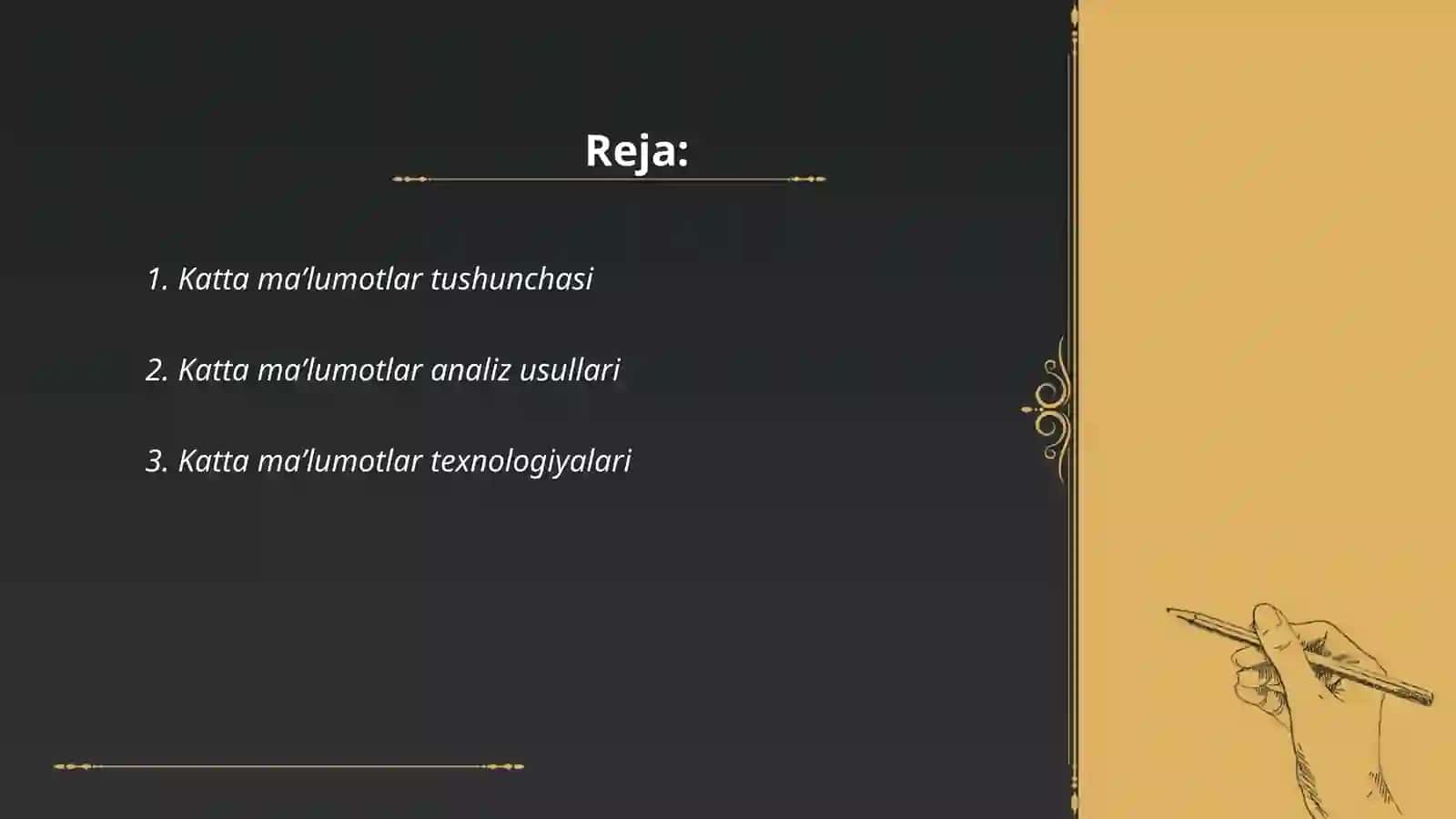 Katta maʼlumotlar tushunchasi (Big data) 2