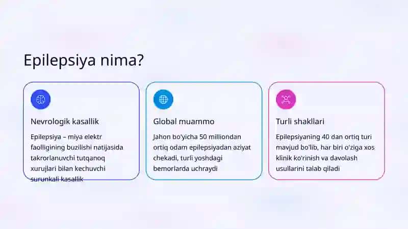 Epilepsiya: Klinik Ko'rinishlar va Terapiya 2